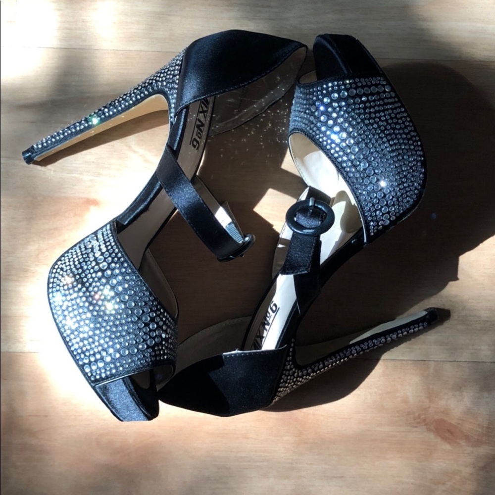 Rhinestone studded stiletto